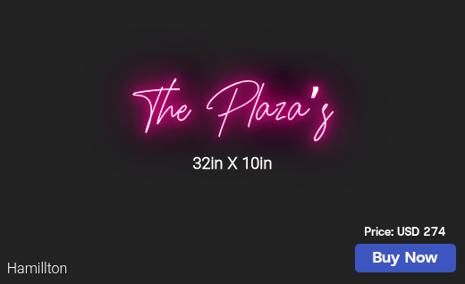 CUSTOM NEON SIGN FOR Cohl Plaza