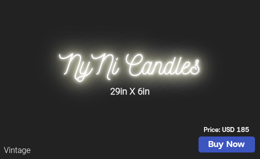 CUSTOM NEON SIGN FOR Ninadennine334