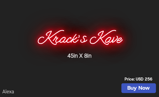 CUSTOM NEON SIGN FOR Wrinkly Minibus 60
