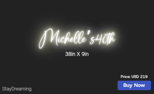 CUSTOM NEON SIGN FOR Lgrholland