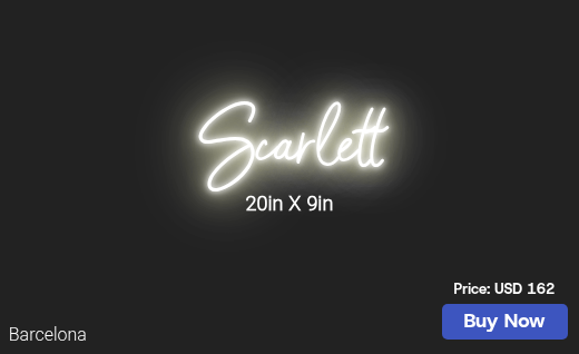 CUSTOM NEON SIGN FOR Klmoors69