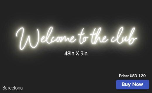 CUSTOM NEON SIGN FOR Hannahdevine83