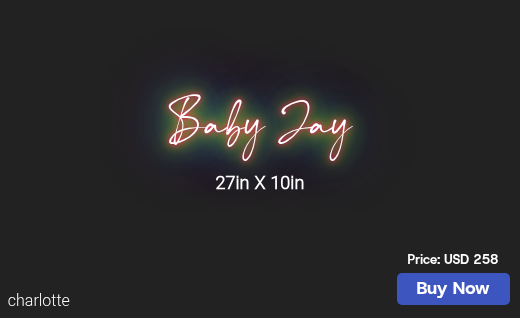 CUSTOM NEON SIGN FOR Butterfly 5783
