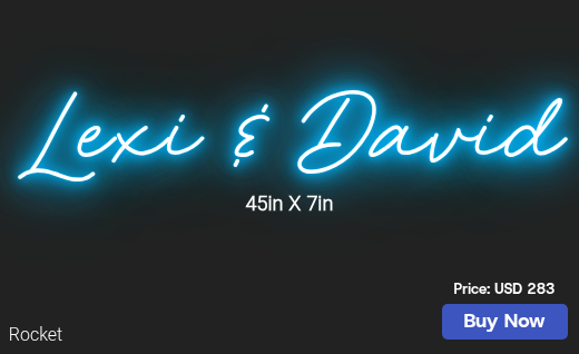 CUSTOM NEON SIGN FOR Davidcaples