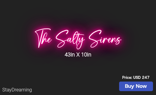 CUSTOM NEON SIGN FOR Ginas1433