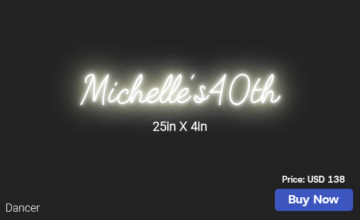 CUSTOM NEON SIGN FOR Lgrholland