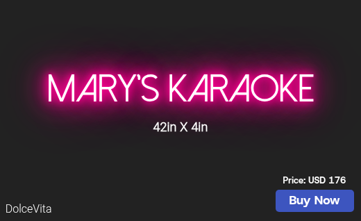 CUSTOM NEON SIGN FOR Elizabethreiss477