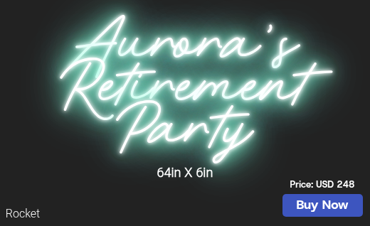 CUSTOM NEON SIGN FOR Asparklee77