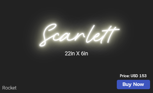 CUSTOM NEON SIGN FOR Klmoors69