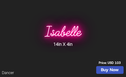 CUSTOM NEON SIGN FOR Ladinecruff