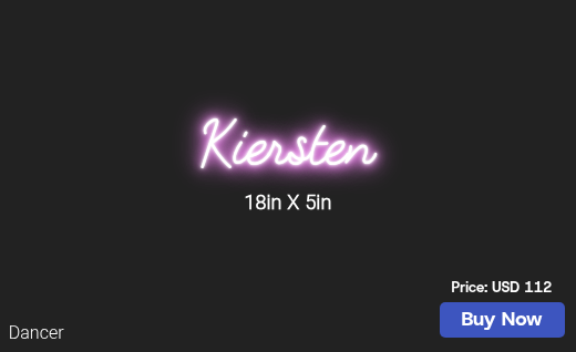 CUSTOM NEON SIGN FOR Rtanner1