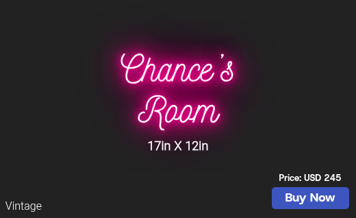 CUSTOM NEON SIGN FOR Biancazoealberio