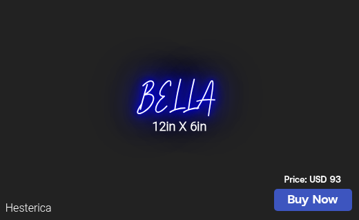 CUSTOM NEON SIGN FOR Pam C Stephens