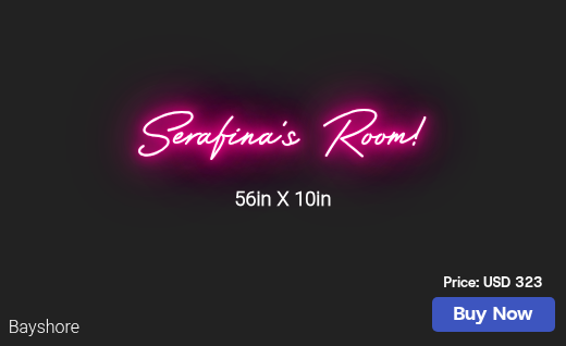CUSTOM NEON SIGN FOR Sarah Miller2116