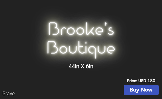 CUSTOM NEON SIGN FOR Anelloe