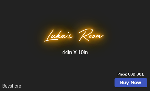 CUSTOM NEON SIGN FOR Milicevic07
