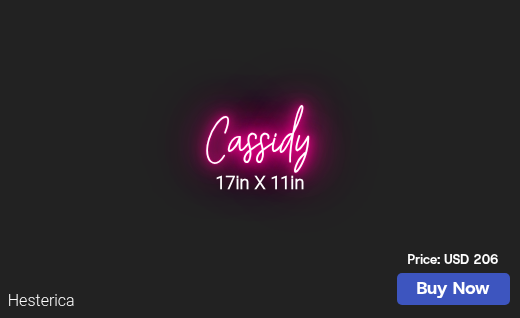 CUSTOM NEON SIGN FOR Ktarufelli
