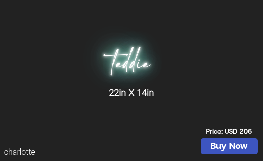 CUSTOM NEON SIGN FOR Elysemanzer