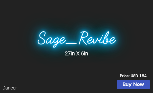CUSTOM NEON SIGN FOR 1210amart