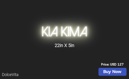 CUSTOM NEON SIGN FOR Iambutrutoo