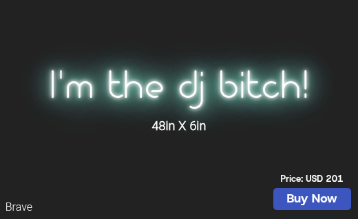 CUSTOM NEON SIGN FOR Jeffreydean94
