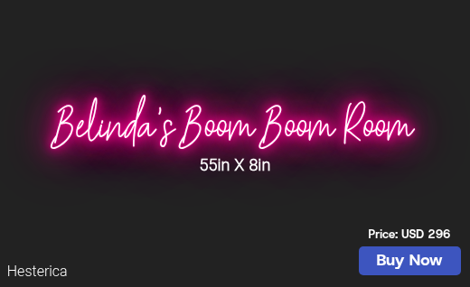 CUSTOM NEON SIGN FOR Poppydeelite