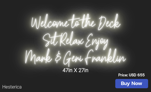 CUSTOM NEON SIGN FOR Franko6185