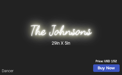 CUSTOM NEON SIGN FOR Crob8705