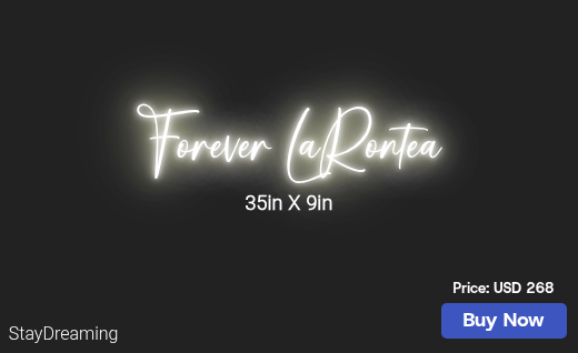 CUSTOM NEON SIGN FOR Larontea