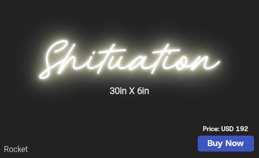 CUSTOM NEON SIGN FOR Alw8792