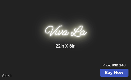 CUSTOM NEON SIGN FOR Victoria