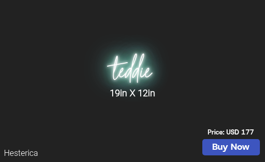 CUSTOM NEON SIGN FOR Elysemanzer