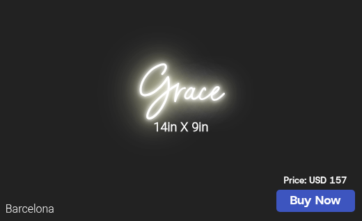 CUSTOM NEON SIGN FOR Vtayl012