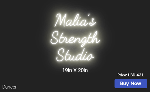 CUSTOM NEON SIGN FOR Mekelayaie