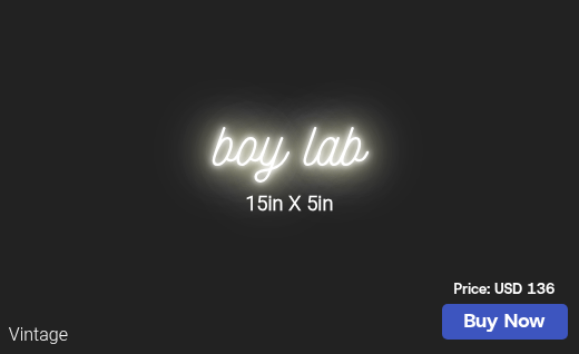 CUSTOM NEON SIGN FOR Alex