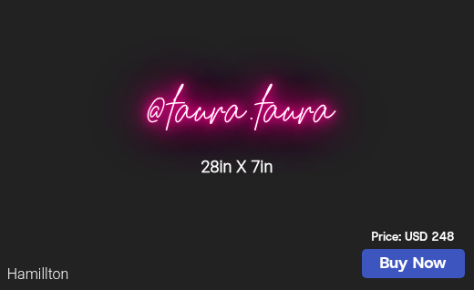 CUSTOM NEON SIGN FOR Zackofallfades