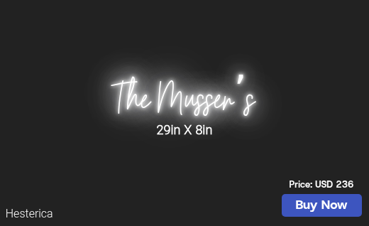 CUSTOM NEON SIGN FOR Gsmusser