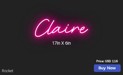 CUSTOM NEON SIGN FOR Mlakas15