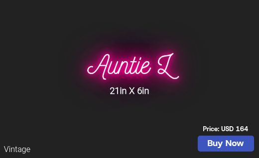 CUSTOM NEON SIGN FOR Marthapurnell1940
