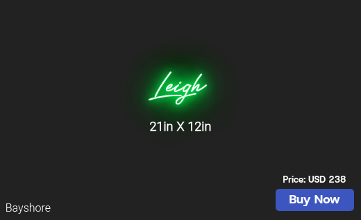 CUSTOM NEON SIGN FOR Deadleighwoman