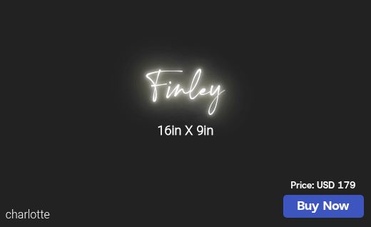 CUSTOM NEON SIGN FOR Kacysedlak