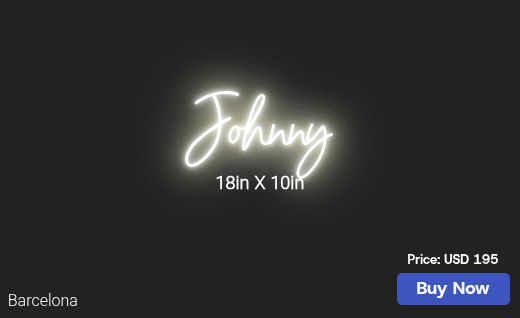 CUSTOM NEON SIGN FOR C4meonly