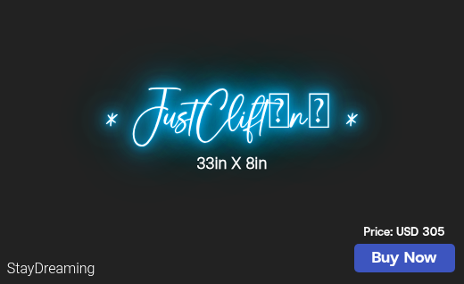 CUSTOM NEON SIGN FOR Cliff50576