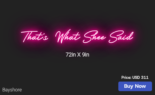 CUSTOM NEON SIGN FOR Nycshee