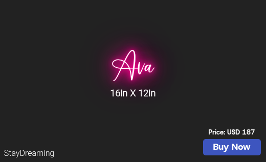 CUSTOM NEON SIGN FOR Marisoldierr