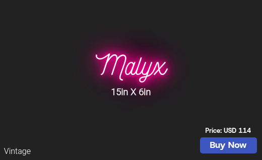 CUSTOM NEON SIGN FOR Linrubin
