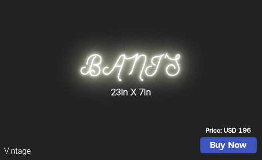 CUSTOM NEON SIGN FOR Brandi33080