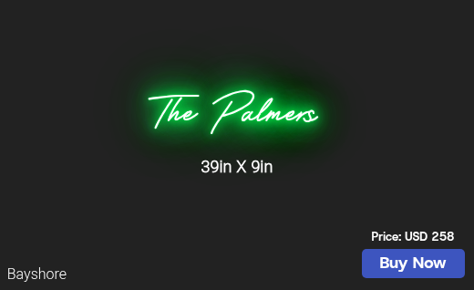 CUSTOM NEON SIGN FOR Cheviea193