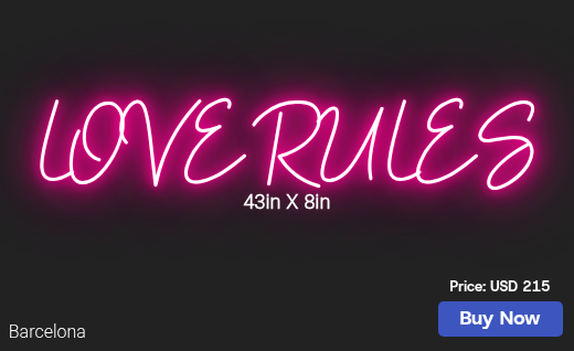 CUSTOM NEON SIGN FOR Aminkovsky00
