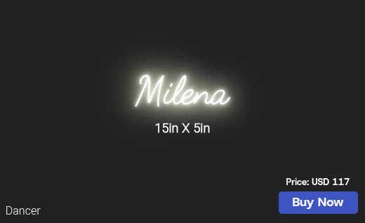 CUSTOM NEON SIGN FOR Ajolibois89